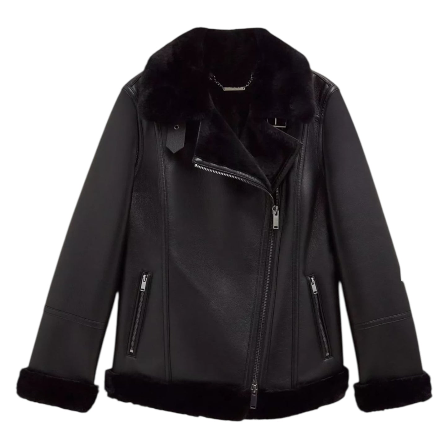 Hobbs Black Ali Biker Jacket - 10