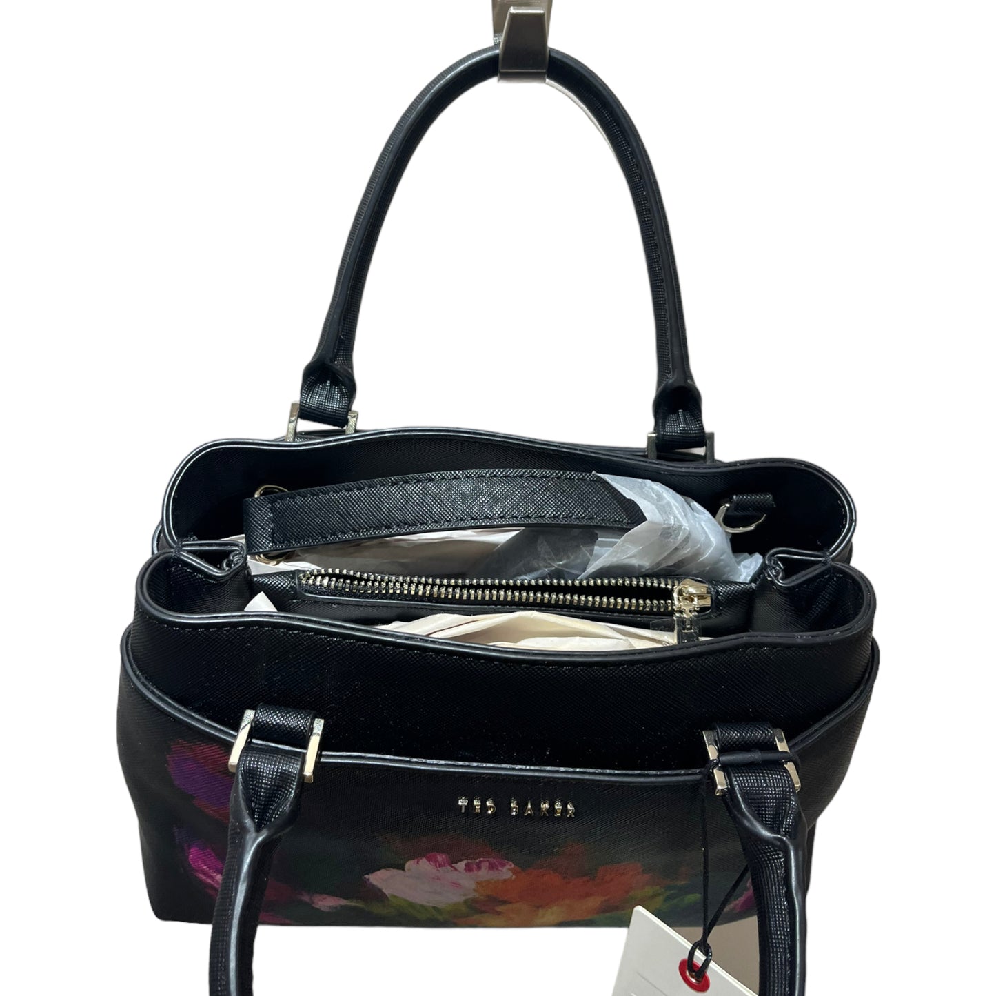 NEW Ted Baker Black Floral Bag