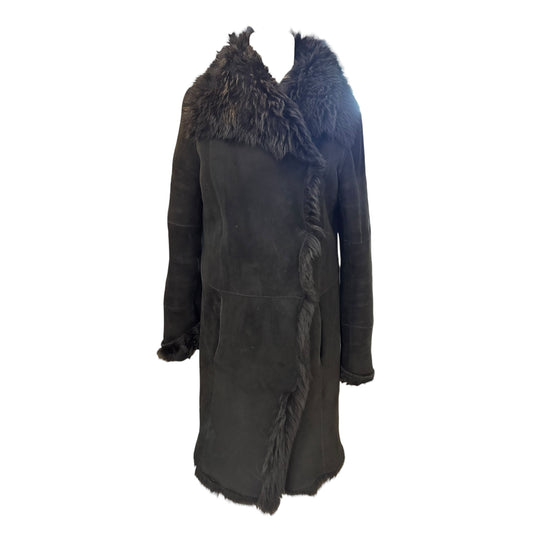 Joseph Black Sheepskin Coat - 12/14