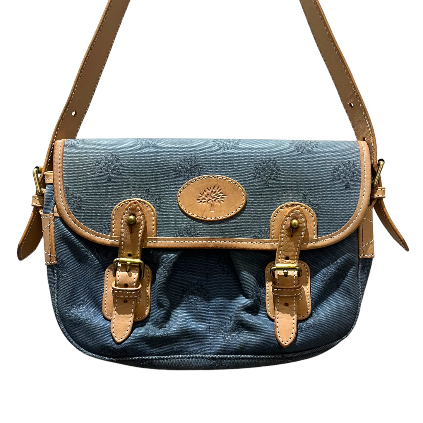 Mulberry Blue Fabric Bag