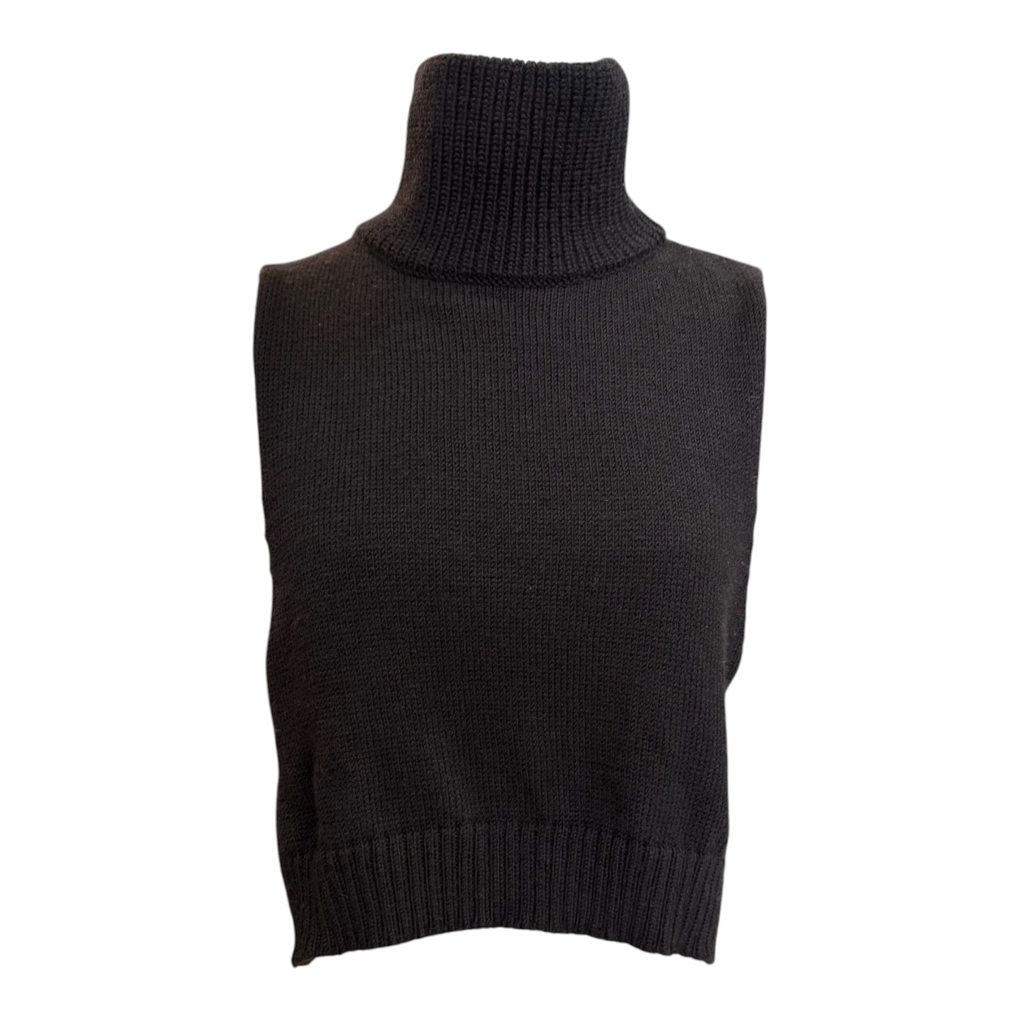 SportMax Black Virgin Wool Tabard