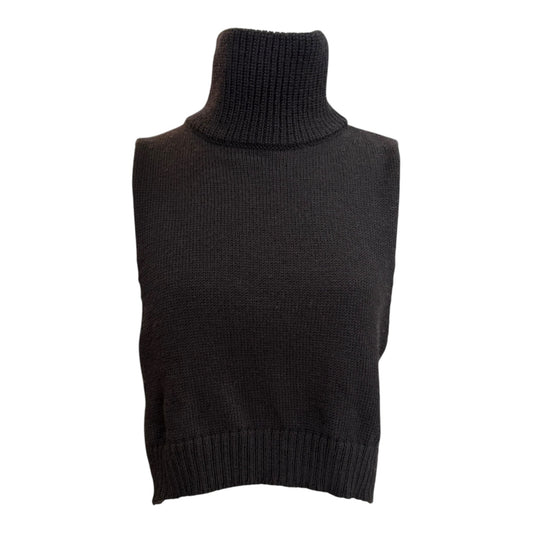 SportMax Black Virgin Wool Tabard