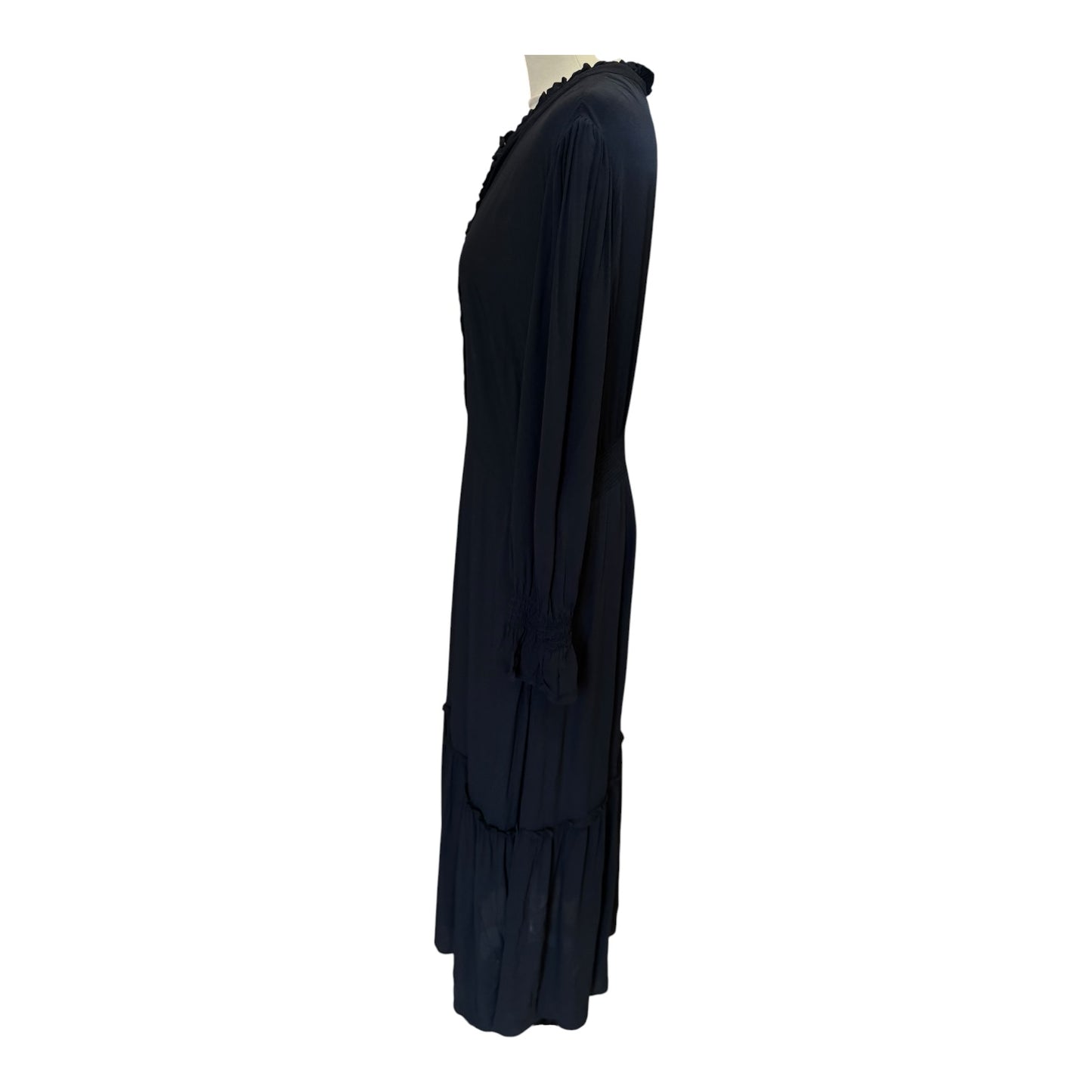 Wyse Black Ruffle Dress - 14/16