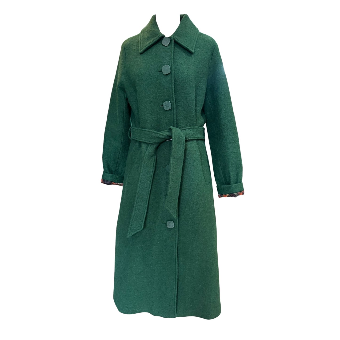 King Louie Green Wool Coat - 10