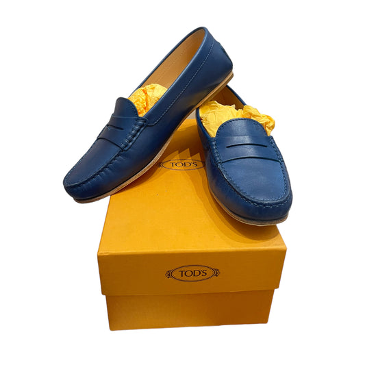 Tod's Blue Loafers