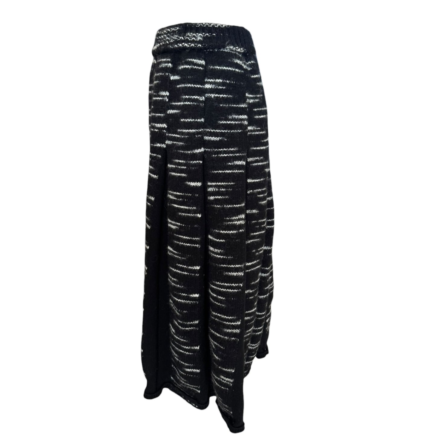 Joseph Black and White Printed Yarn Skirt - 10