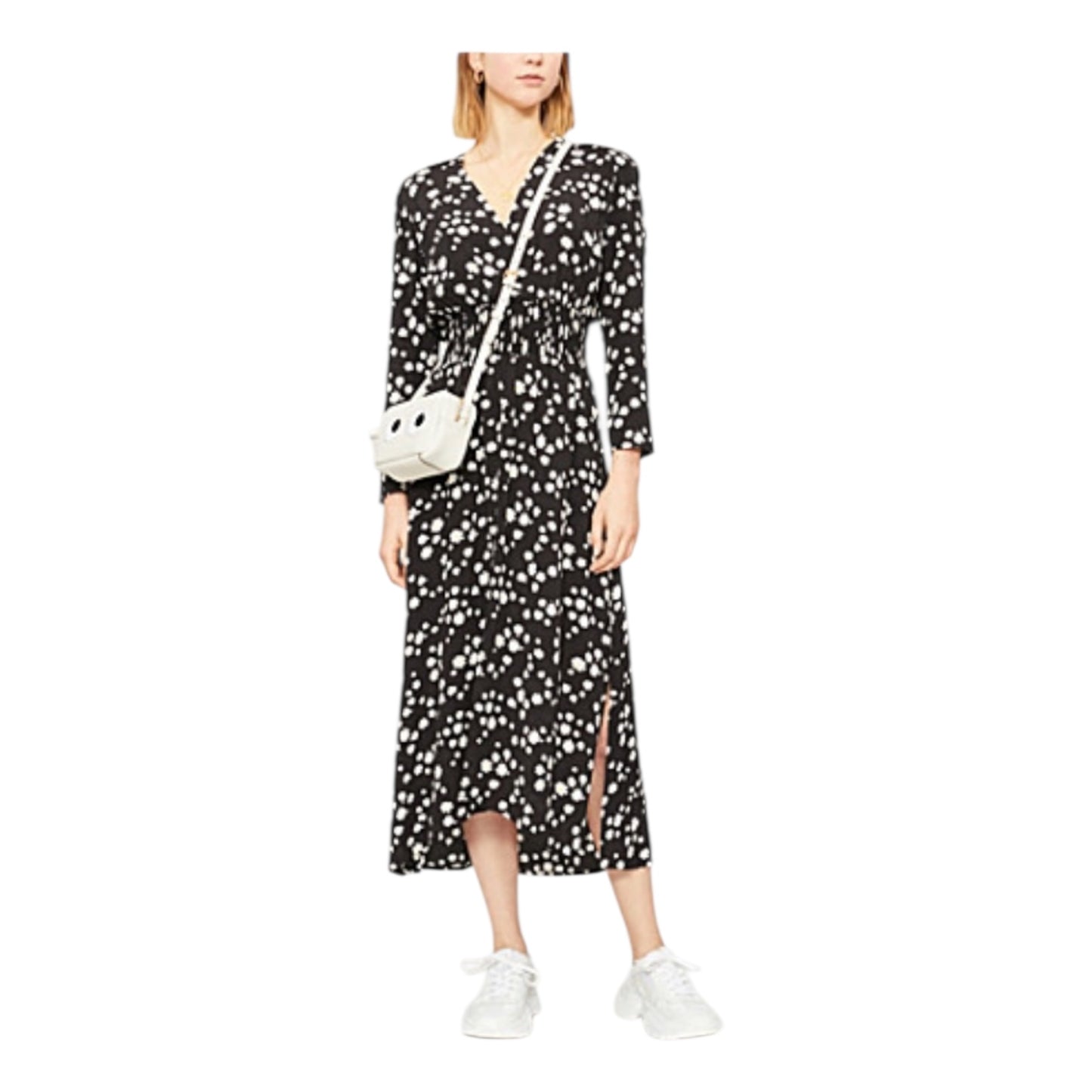 Maje Rosila Daisy Print Midi Dress - 8