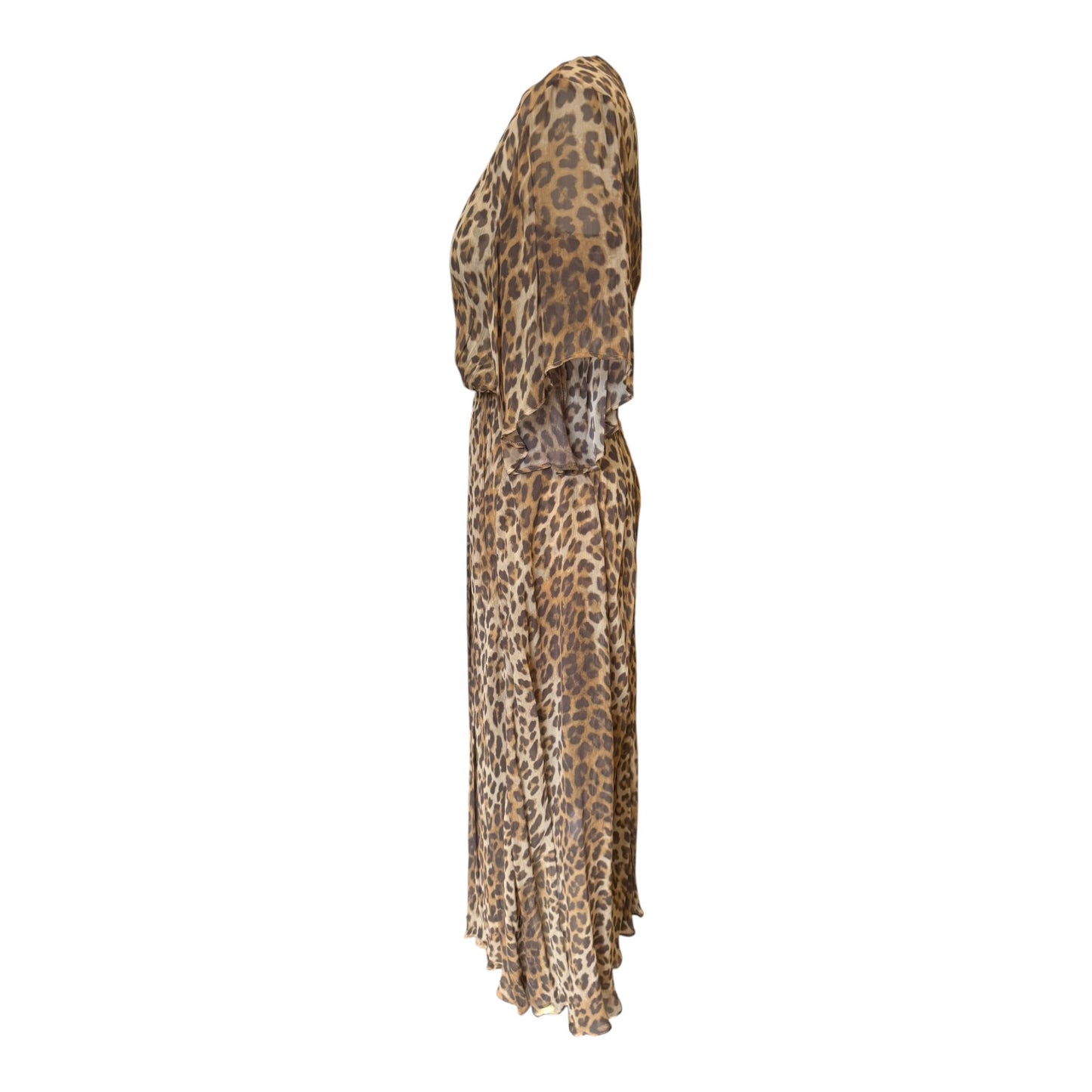 Maje Leopard Print Maxi Dress - 10