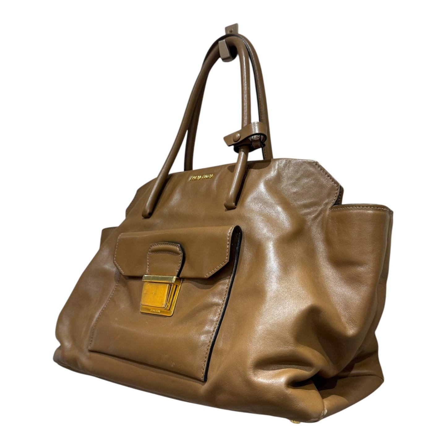 Miu Miu Vitello Tote Shopper