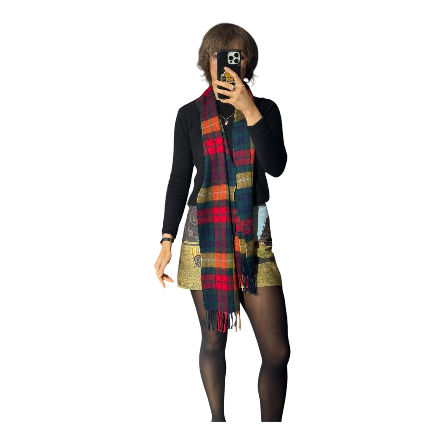 Barbour Tartan Wool and Cashmere Scarf