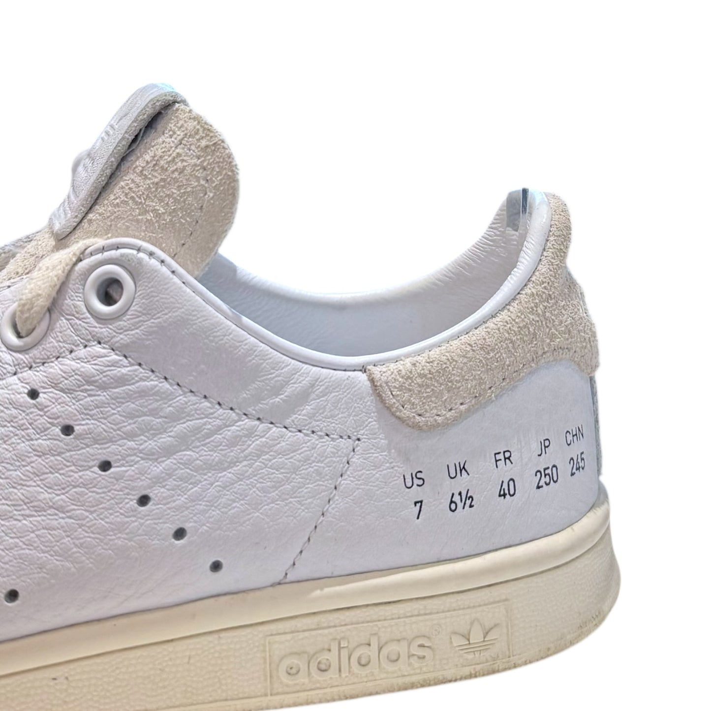 Adidas Stan Smith Size Tag Premium Shoes Fy0040 Crystal White - 6.5