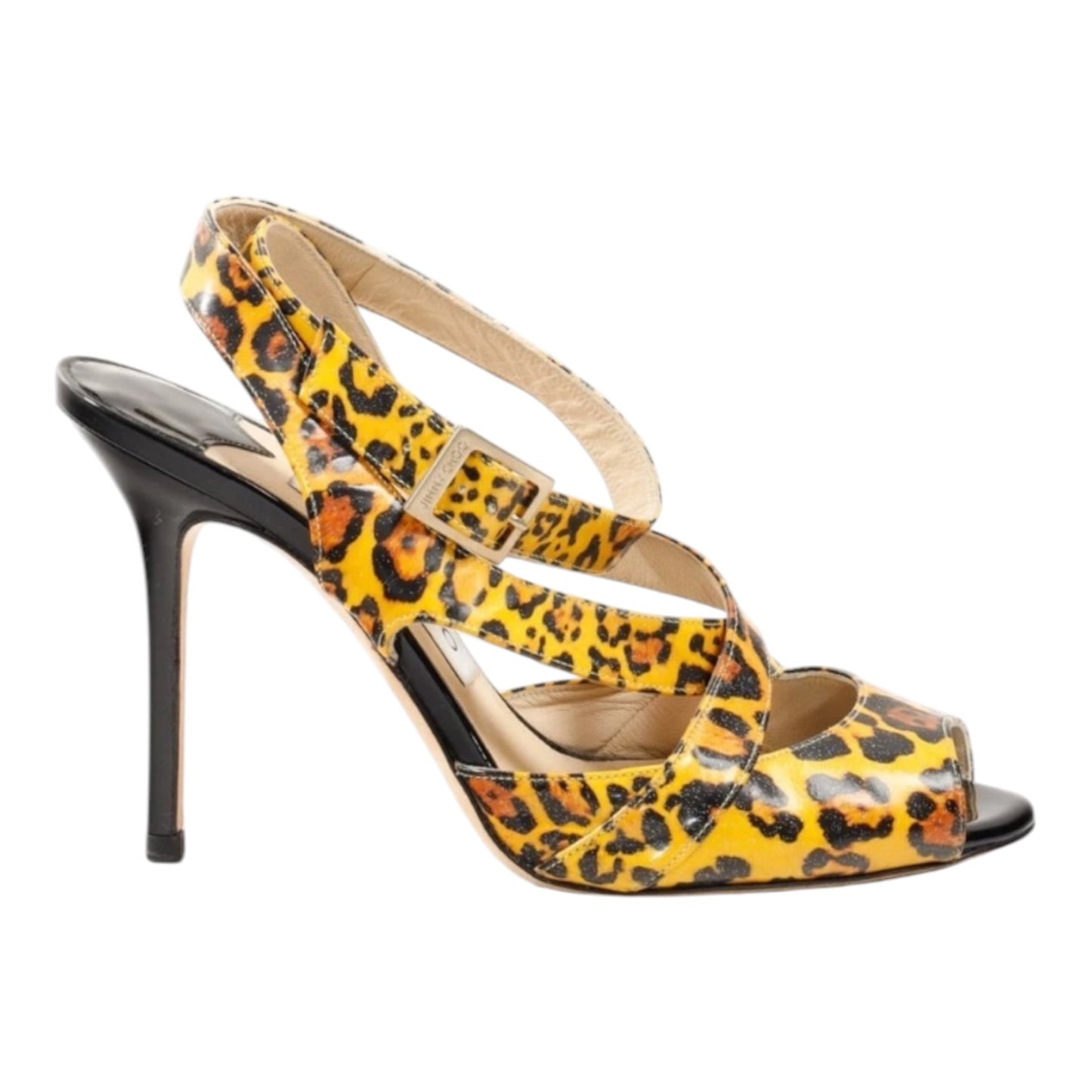 Jimmy Choo Multicolour Patent Leopard Heels - 39.5 / 6.5