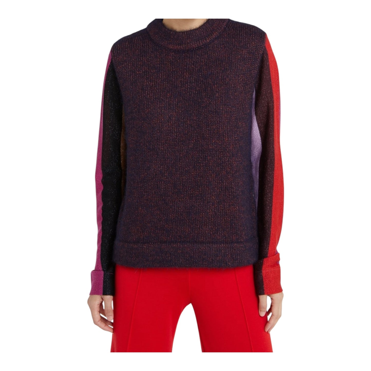 Paul Smith Lurex Sleeve Knit Jumper - 12/14 - NEW
