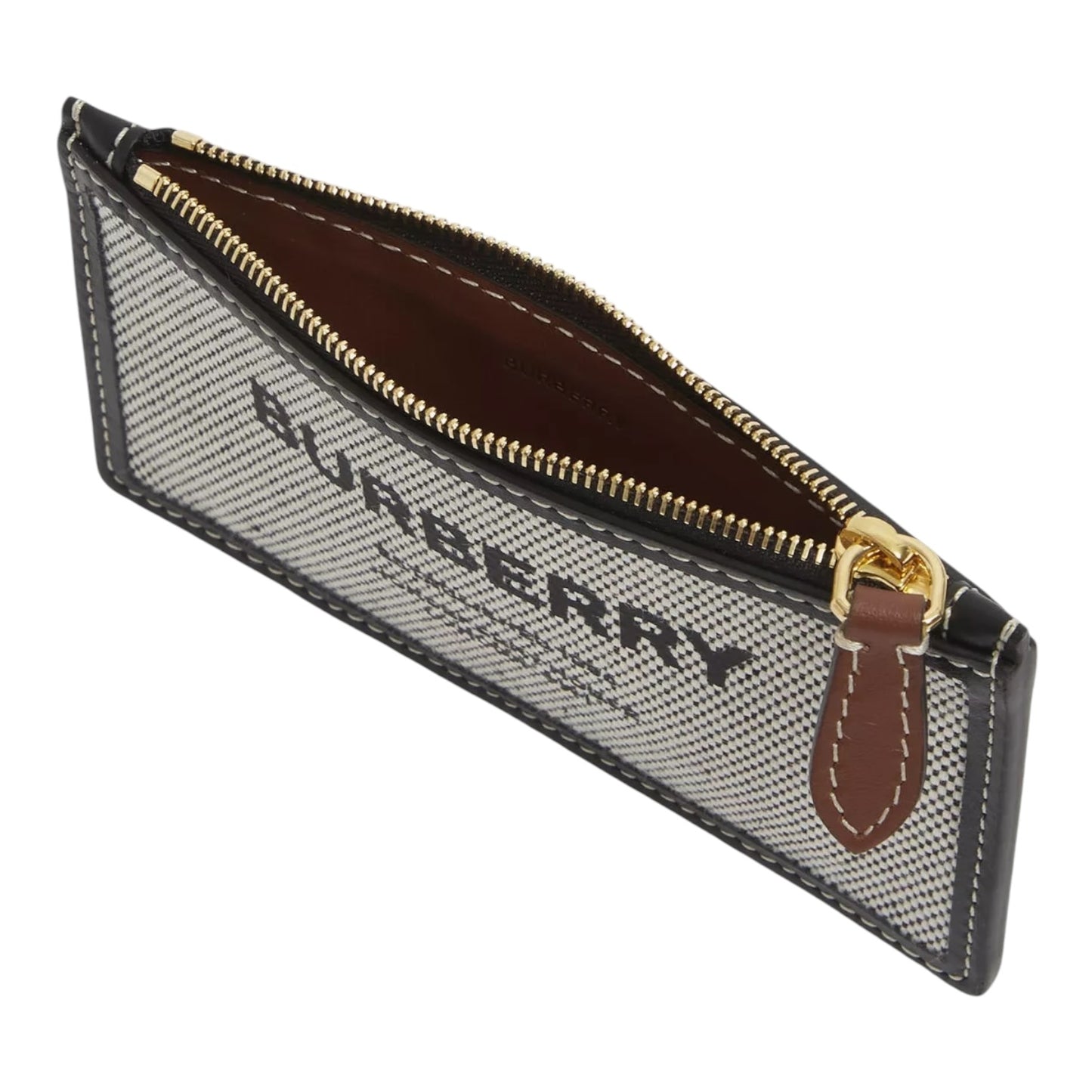 Burberry Somerset Canvas and Leather Card Holder