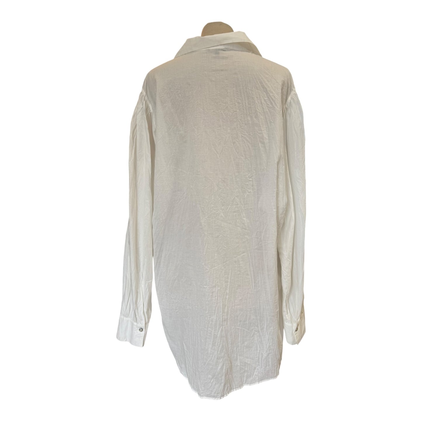 Massimo Dutti White Tunic Shirt - 10