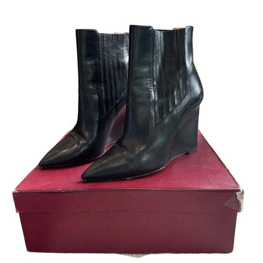 Bally Black Wedge Heels - 39/6