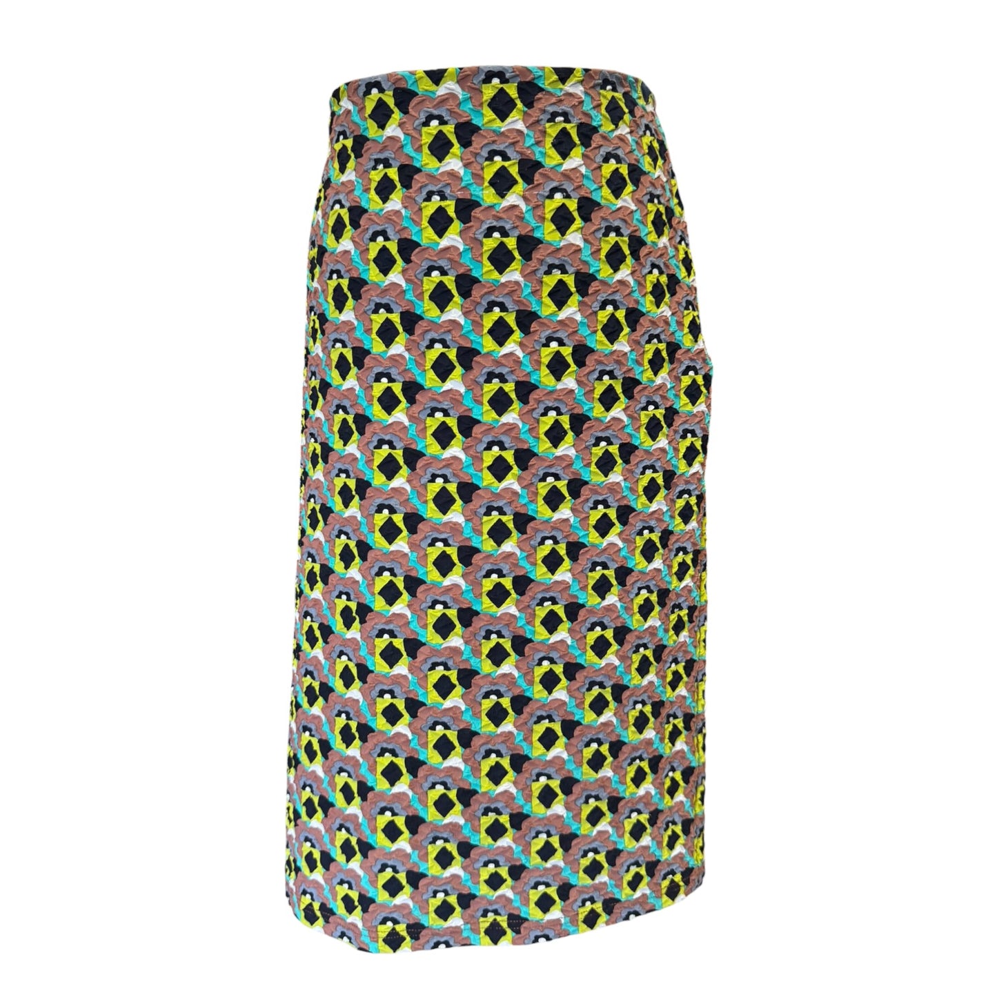 Prada Patterned Jacquard Skirt - 14