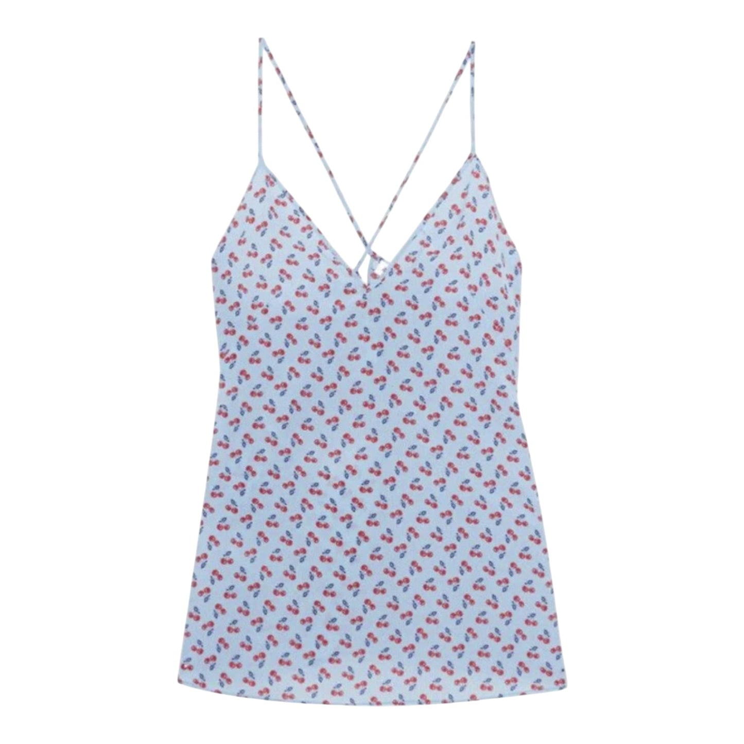 Altuzarra Hammond Cherry-Print Silk Cami Tank Top - 14