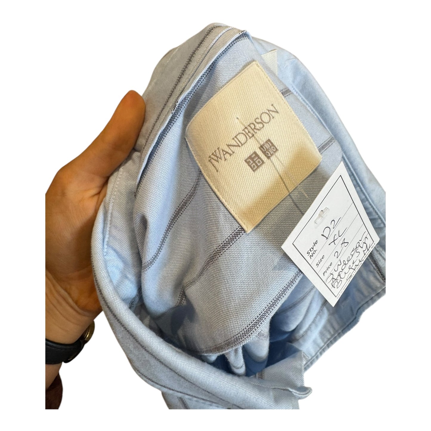 JW Anderson x Uniqlo Blue Stripe Shirt - 18/20