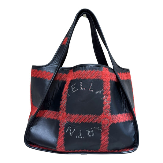 Stella McCartney Black and Red Tote Bag