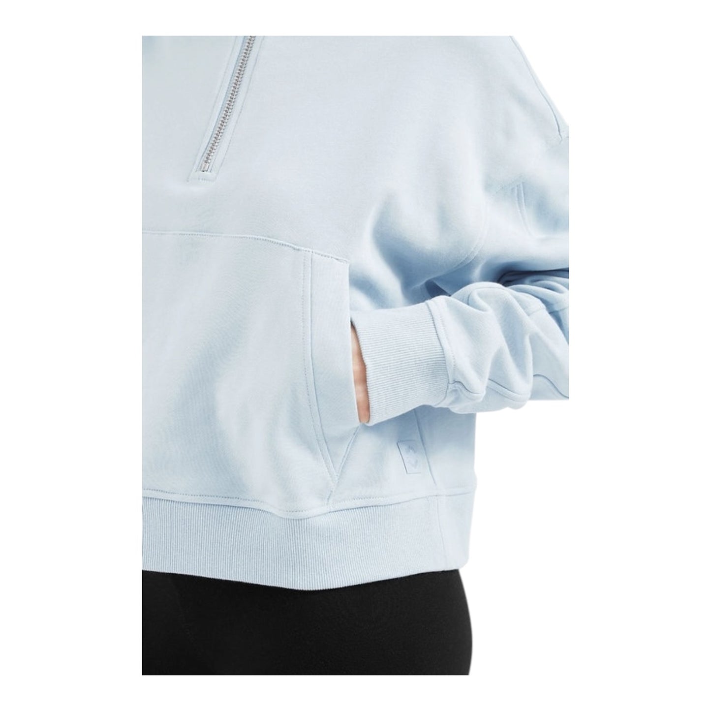 Lilybod Rhianna Blue Quarter Zip Sweater - 10