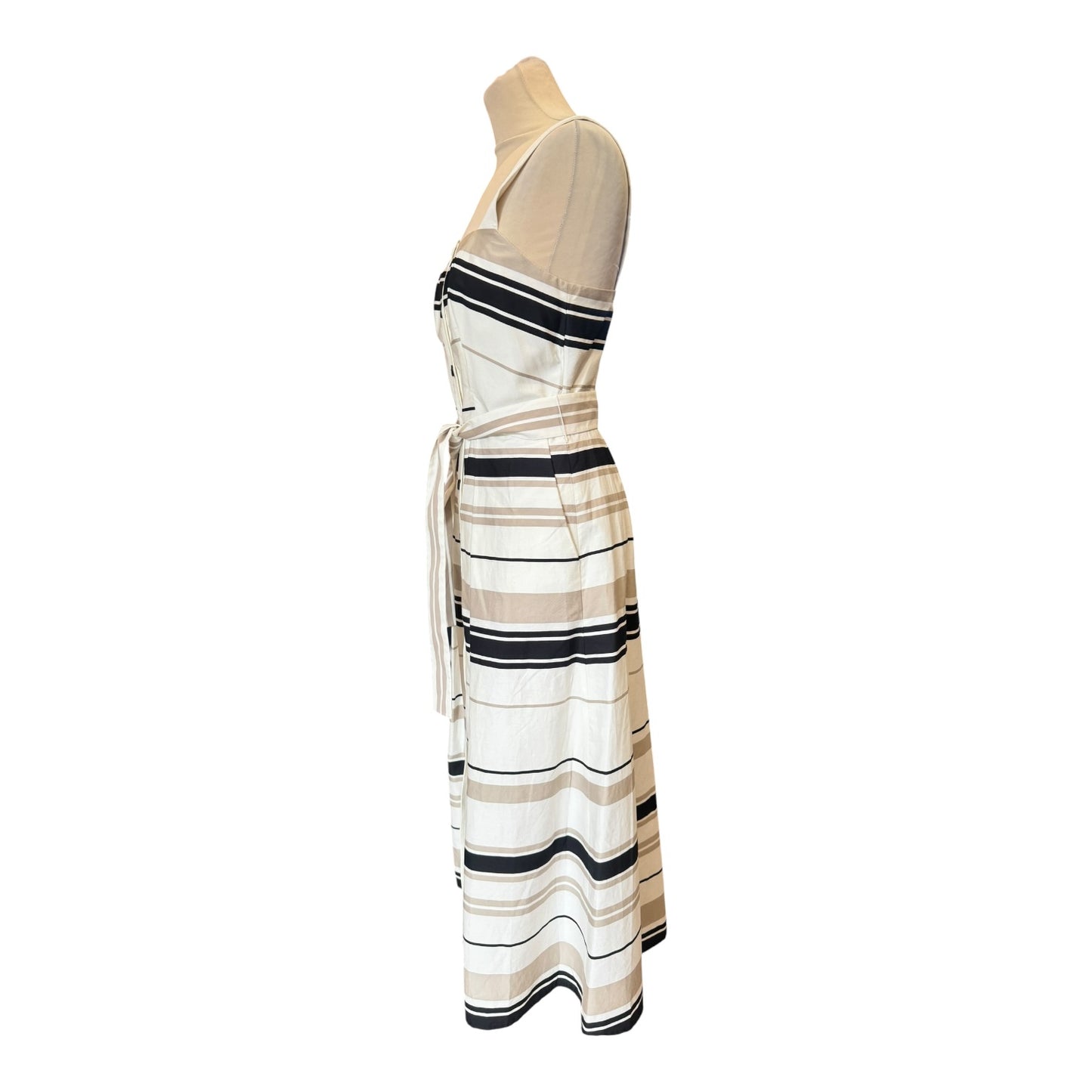 Karen Millen Striped Day Dress - 8 - NEW