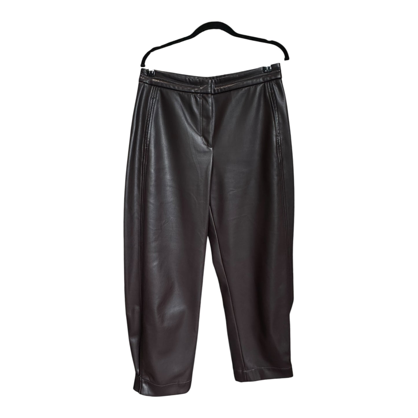Adolfo Dominquez Maroon Pleather Two Piece - 10/12