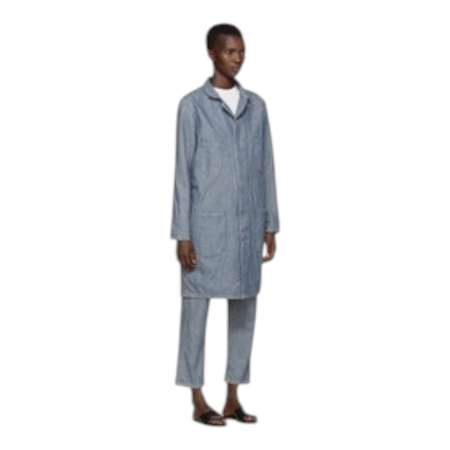 6397 Indigo Herringbone Workwear Jacket - 10