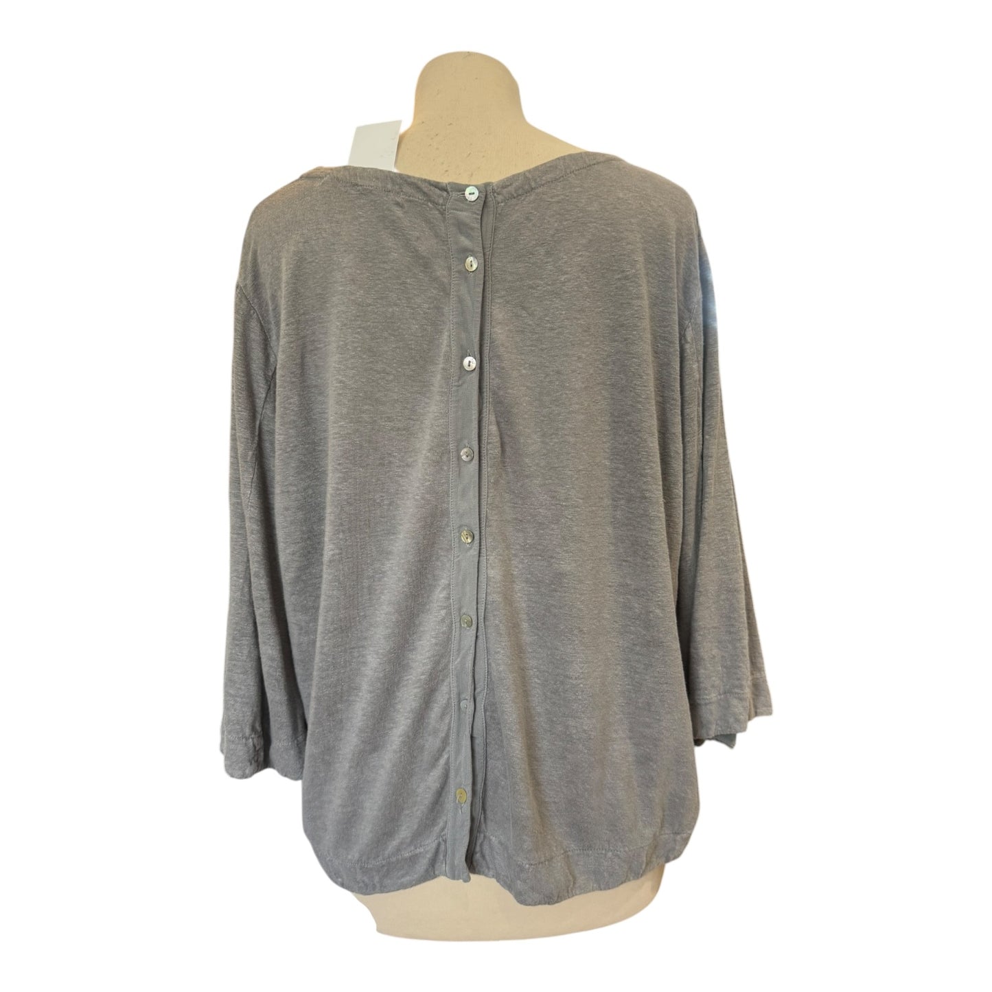 Transit Grey Button Back Top - 10/12