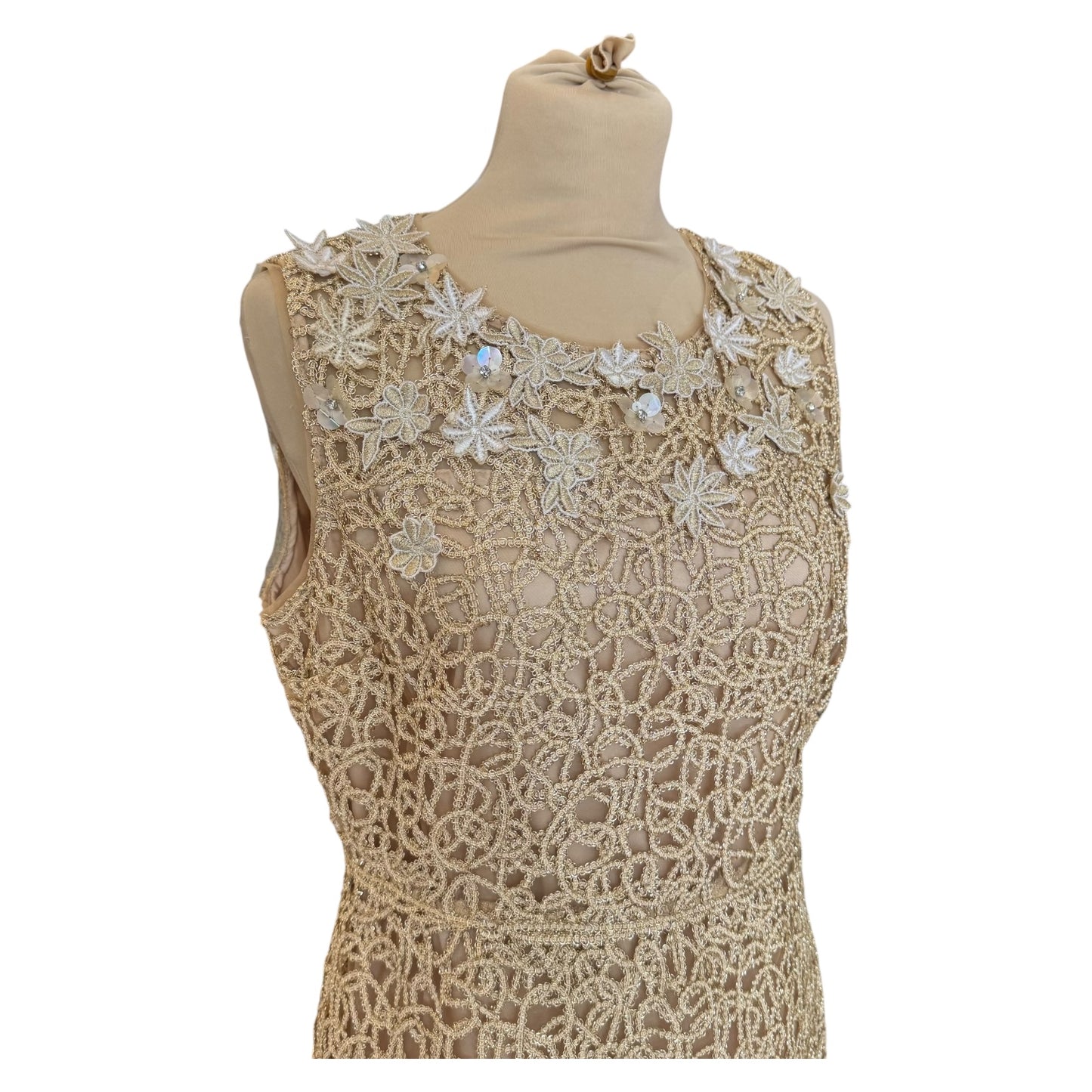 Elie Tahari Gold Dress - 10/12