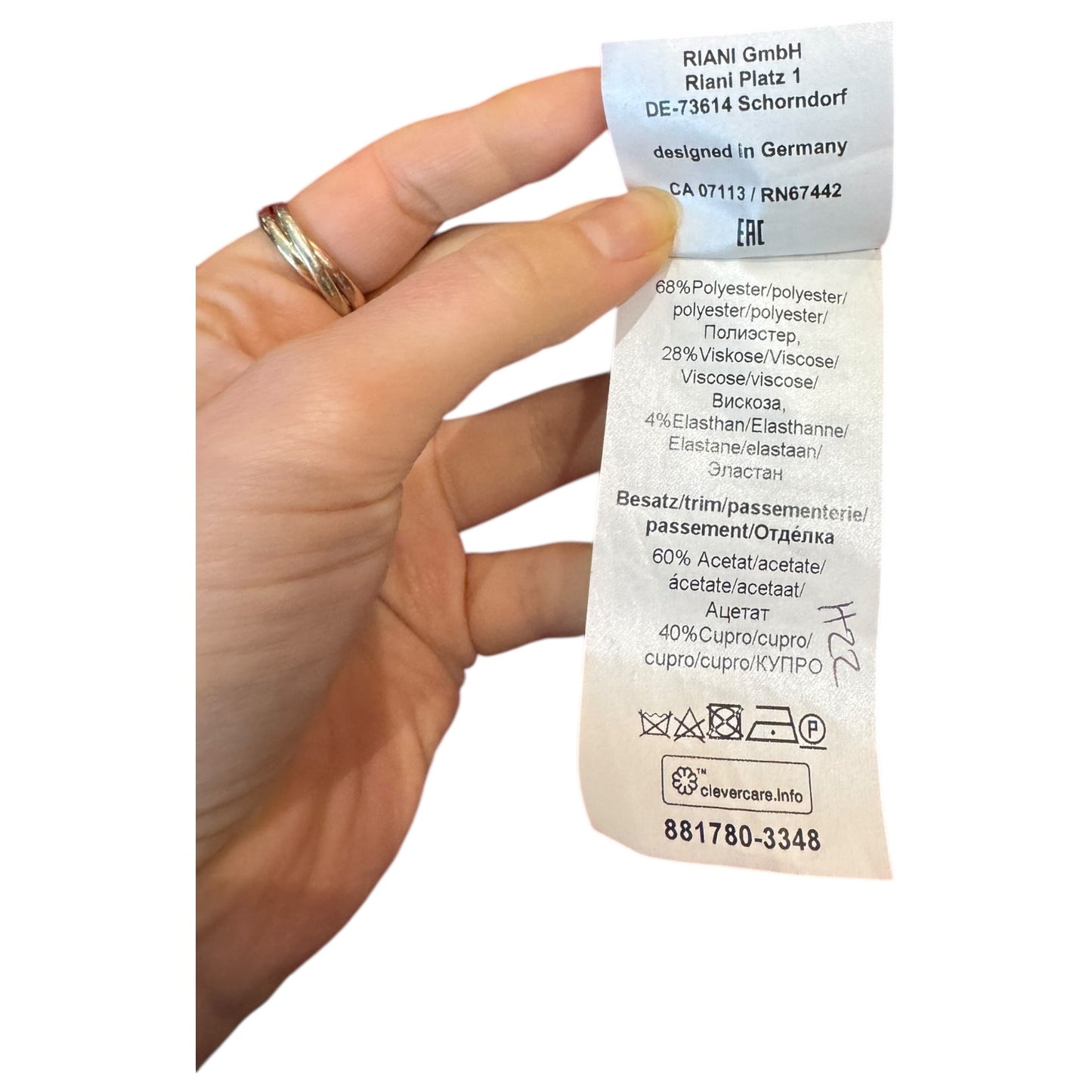 Fabienne Chapot Black and Blue Chacha Dress Moonshine - 14/16