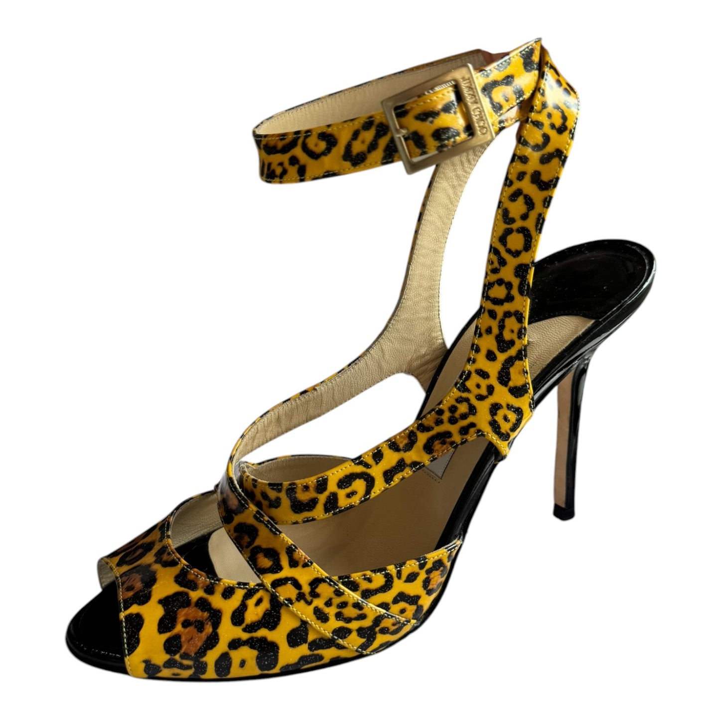 Jimmy Choo Multicolour Patent Leopard Heels - 39.5 / 6.5