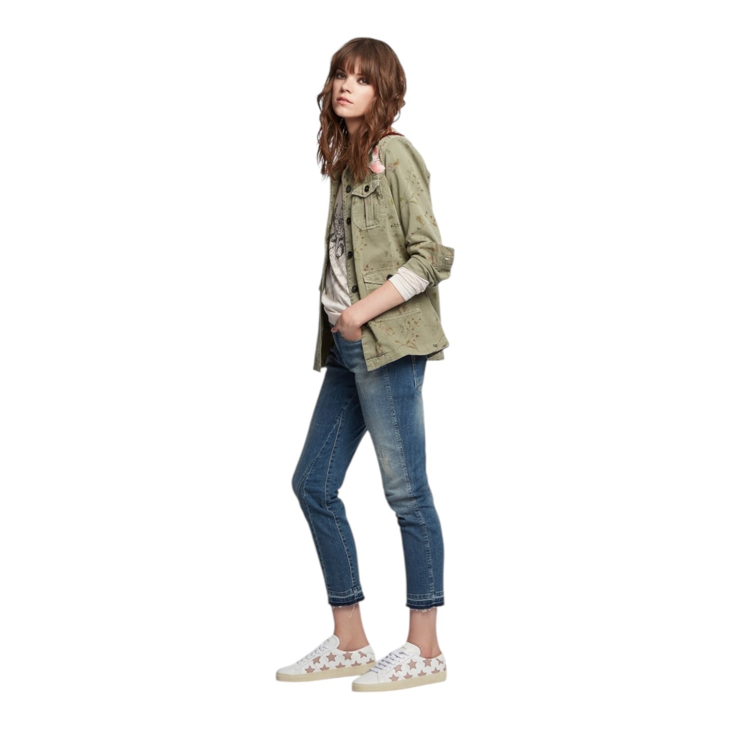 Oui Khaki Parka Jacket - 12