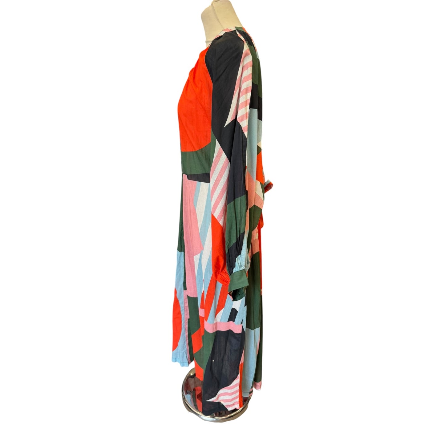 Essentiel Antwerp Abstract Cotton Maxi Dress - One Size