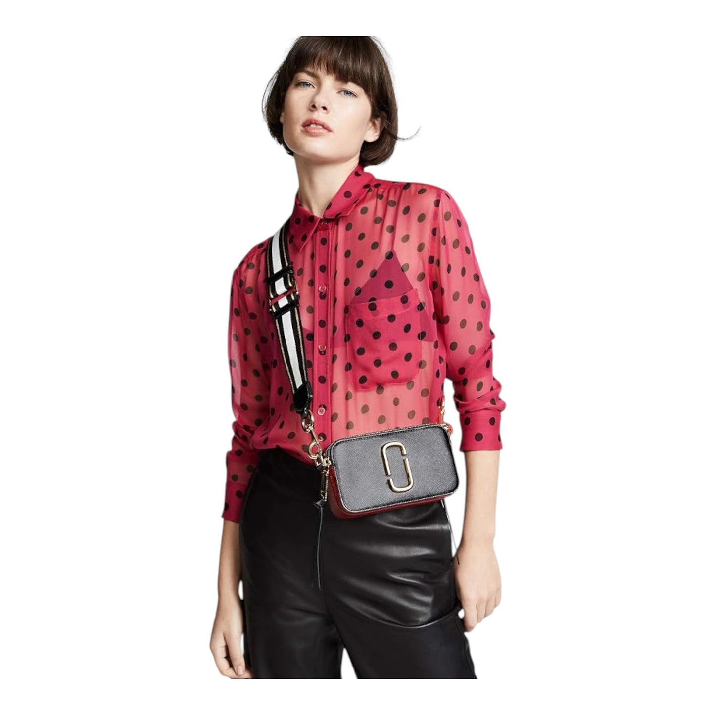 Marc Jacobs Snapshot Camera Bag - Black, Red and Burgundy