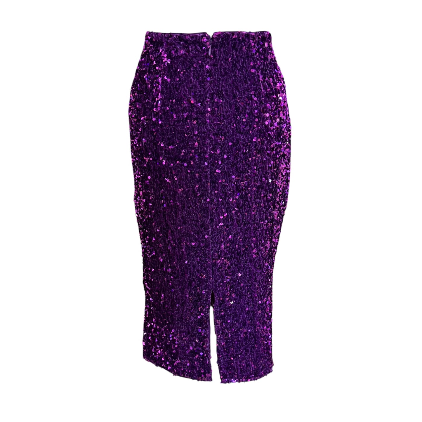 Phase Eight Purple Sequin Skirt - 10 - NEW