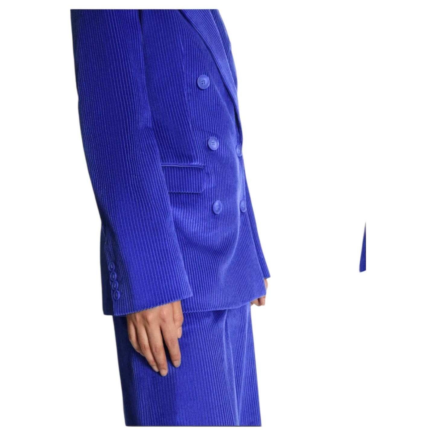 COS Blue Corduroy Trouser Suit - 6