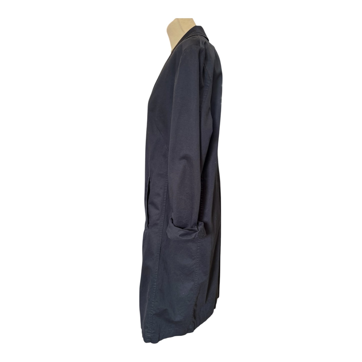 Hamnett Navy Cotton Trench - 16