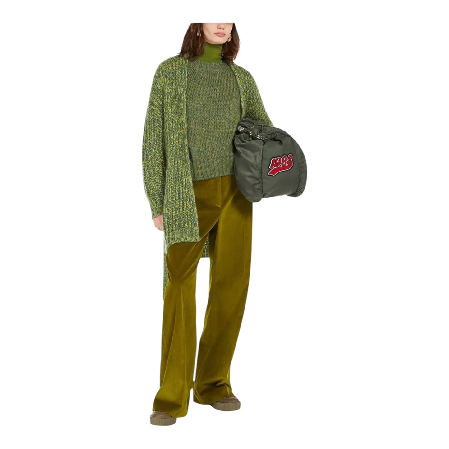 Weekend Max Mara Green Josef Cardigan and Belt - 16/18