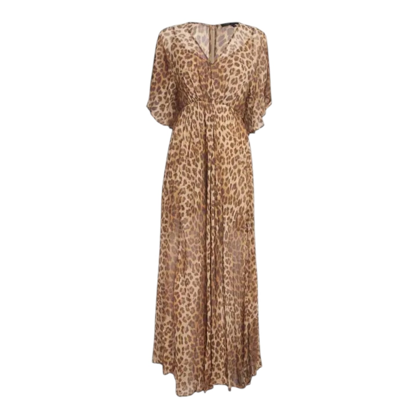 Maje Leopard Print Maxi Dress - 10