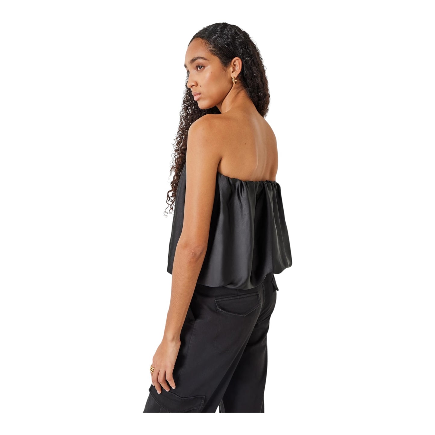 Hush Black Lexia Strapless Top - 8 - NEW