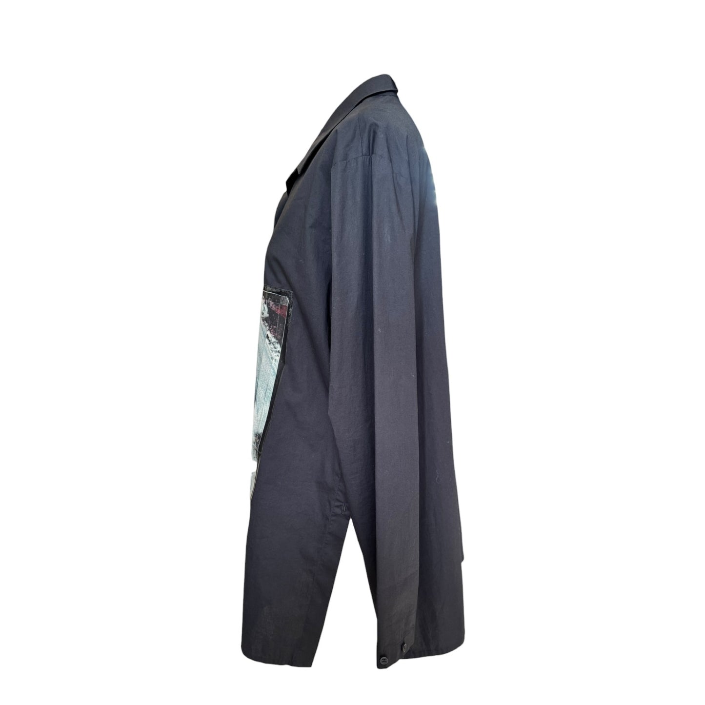 Annette Gortz Navy and Grey Shirt - 12/14