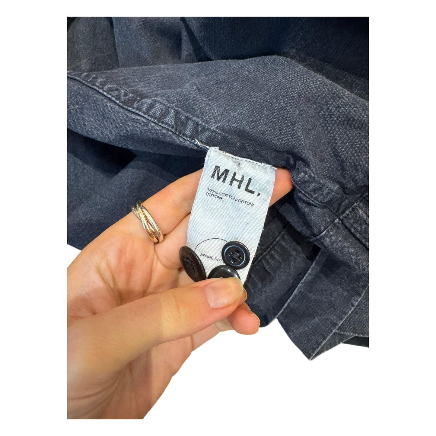 Margaret Howell Asymmetric Denim Dress - 12/14