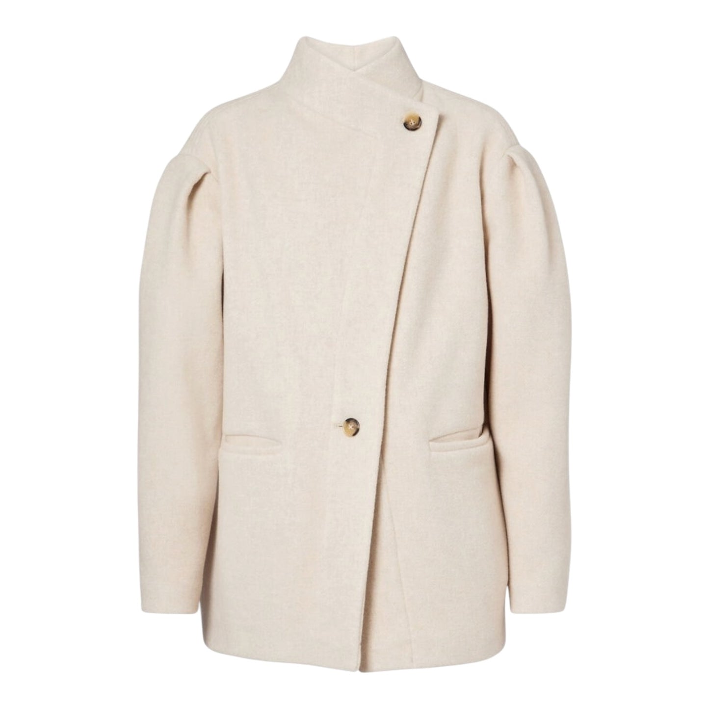 Isabel Marant Cream Wool Blend Jacket - 10