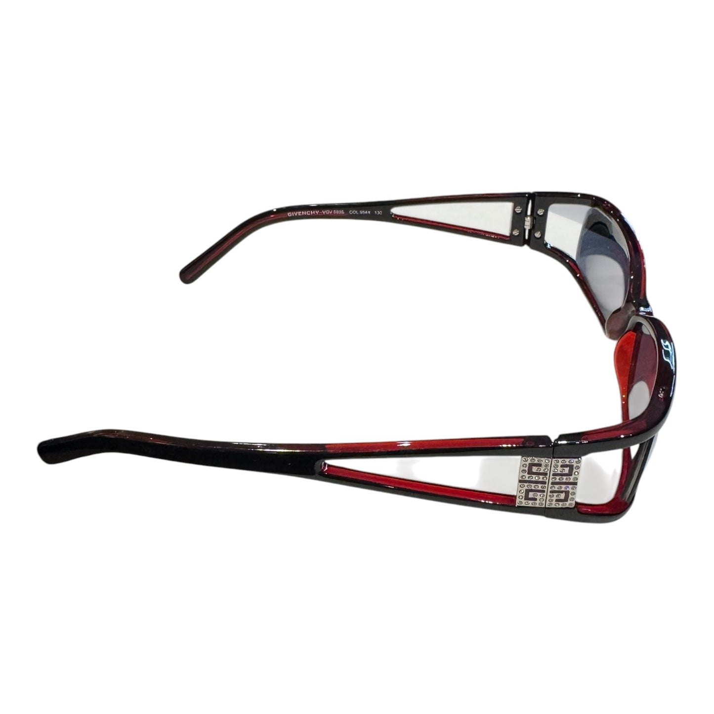 Givenchy Red Diamante Sunglasses