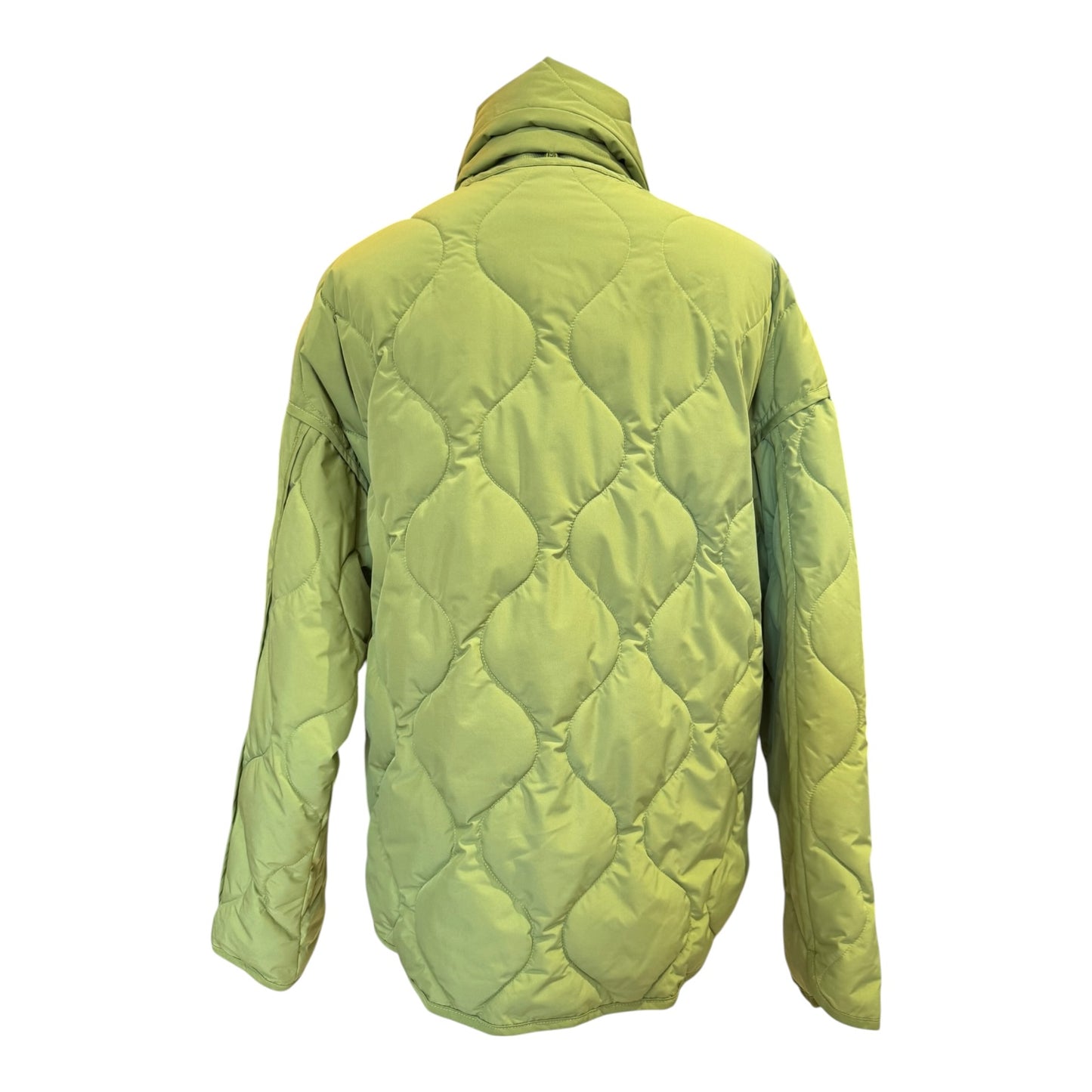 Green Goose Quilted Jacket with Detachable Scarf - 12 - NEW