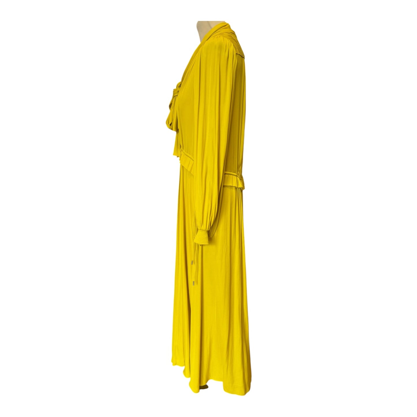 Marc Cain Yellow Gold Maxi Dress - 10