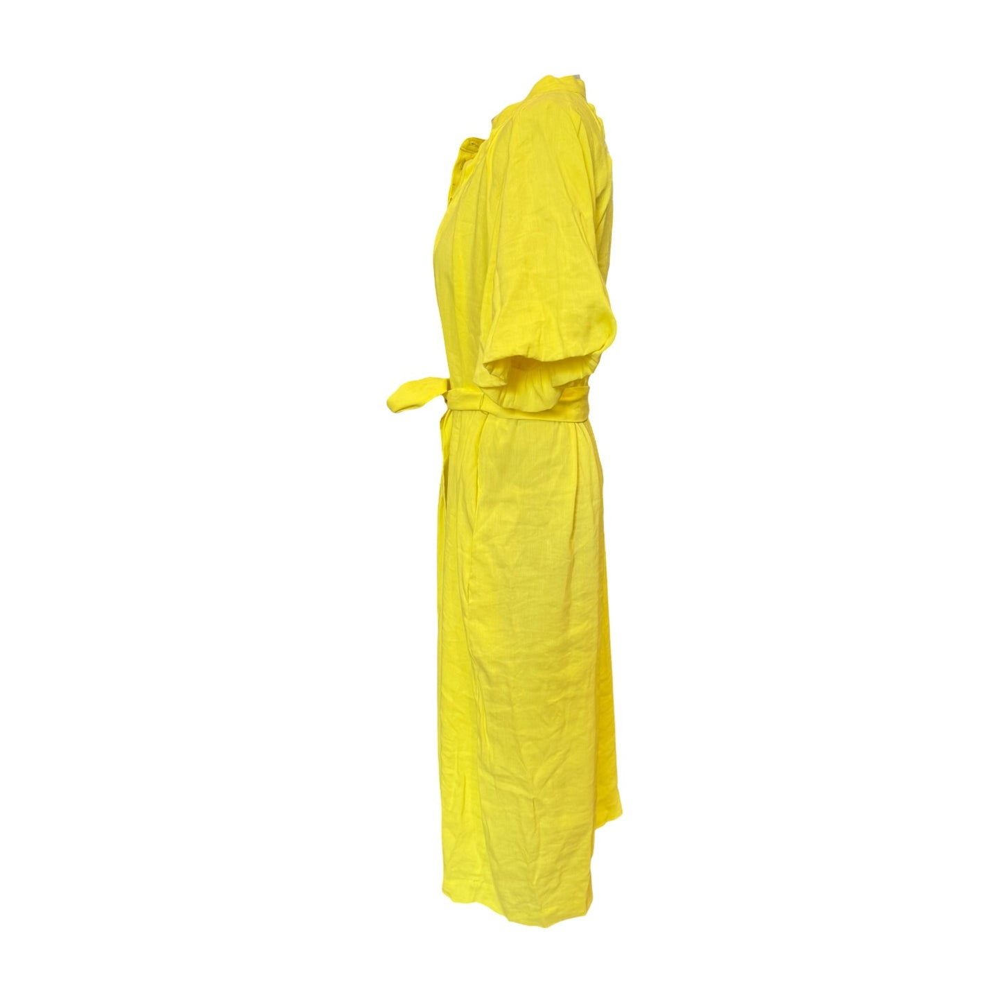 Marc Cain Yellow Linen Dress - 12