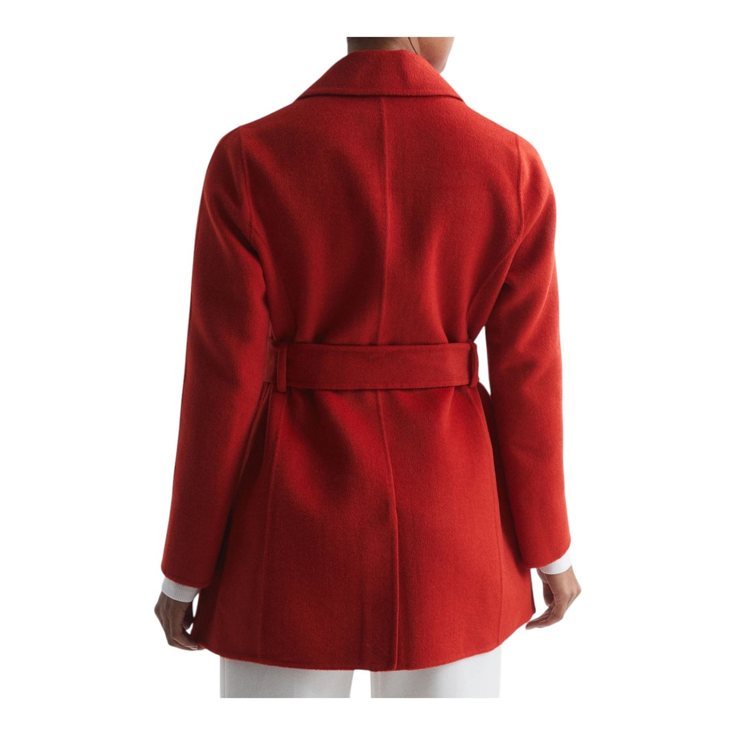 Reiss Amalia Blind Seam Wool Coat - 10