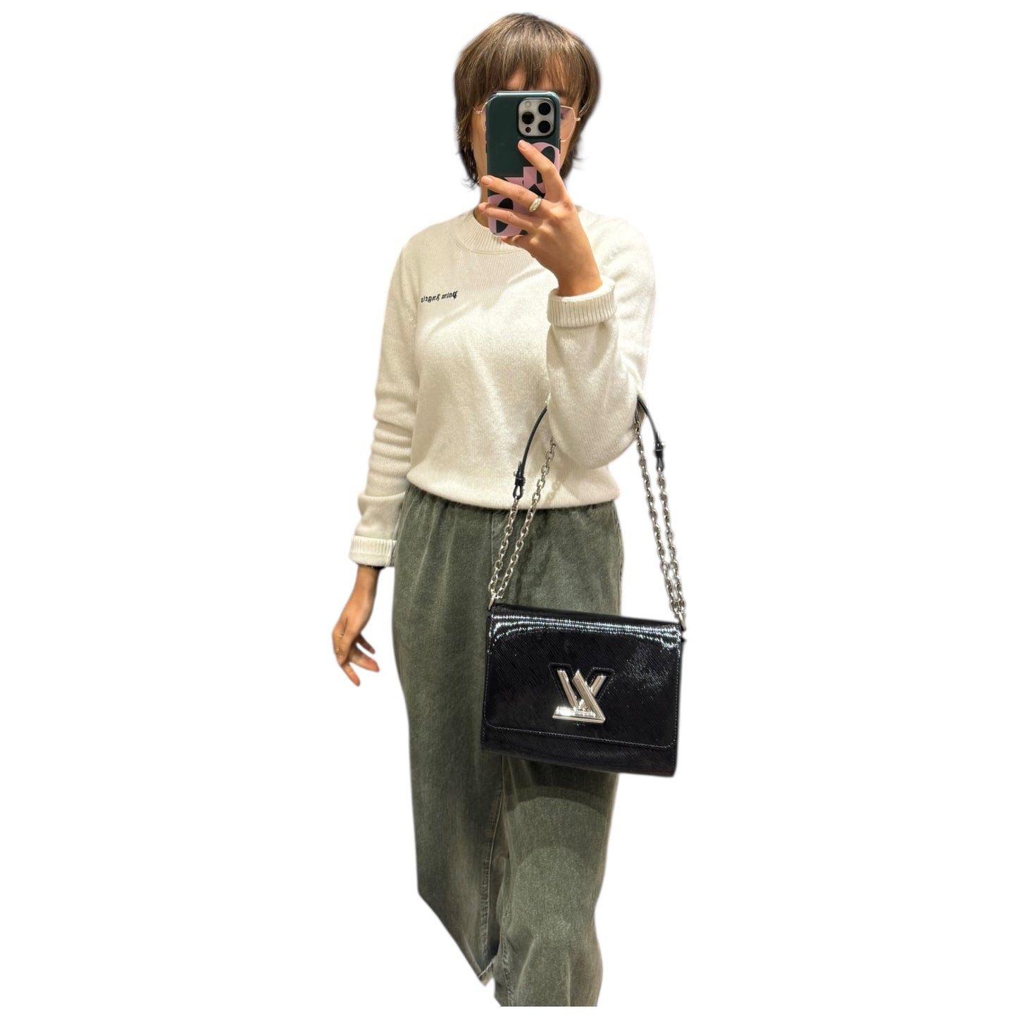 Louis Vuitton Black Twist Bag MM